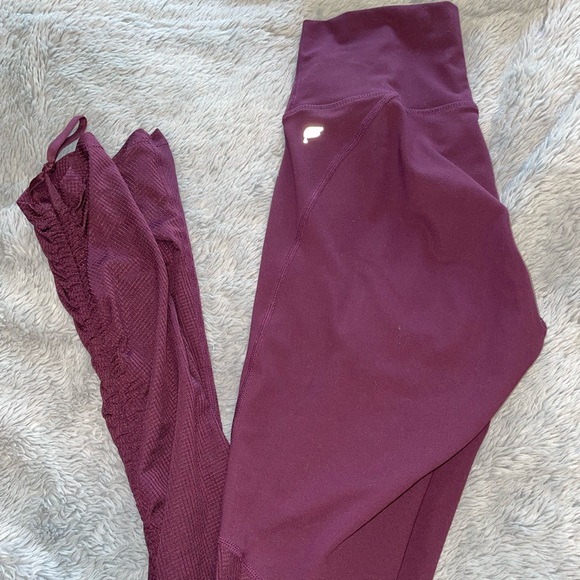 Maroon/Purple Fabletics Leggings - Picture 5 of 5